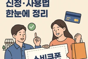 2025 민생회복 소비쿠폰 신청·사용법 한눈에 정리