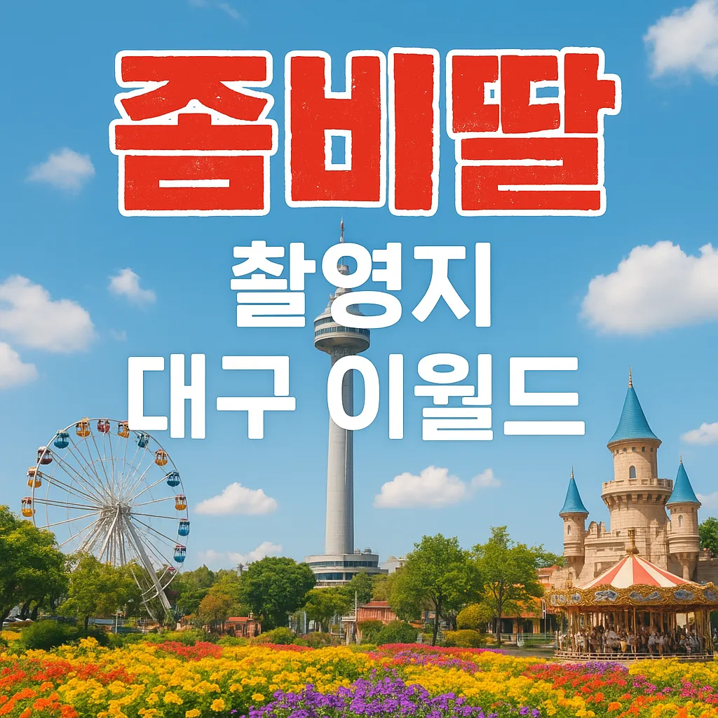 영화 좀비딸 놀이공원 촬영지는 대구 이월드?