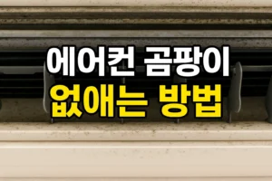 에어컨 곰팡이 안생기게 하는 방법은 무엇인가요?
