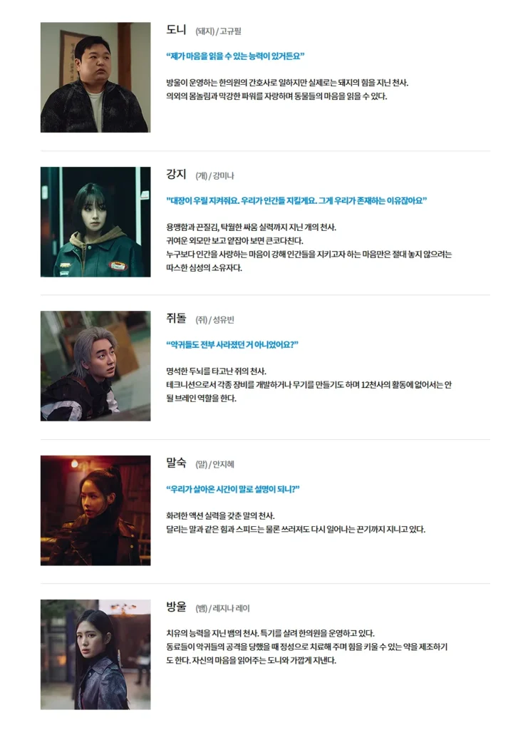 드라마 트웰브 몇부작 출연진 마동석 박형식 서인국 OTT - 트웰브 등장인물6