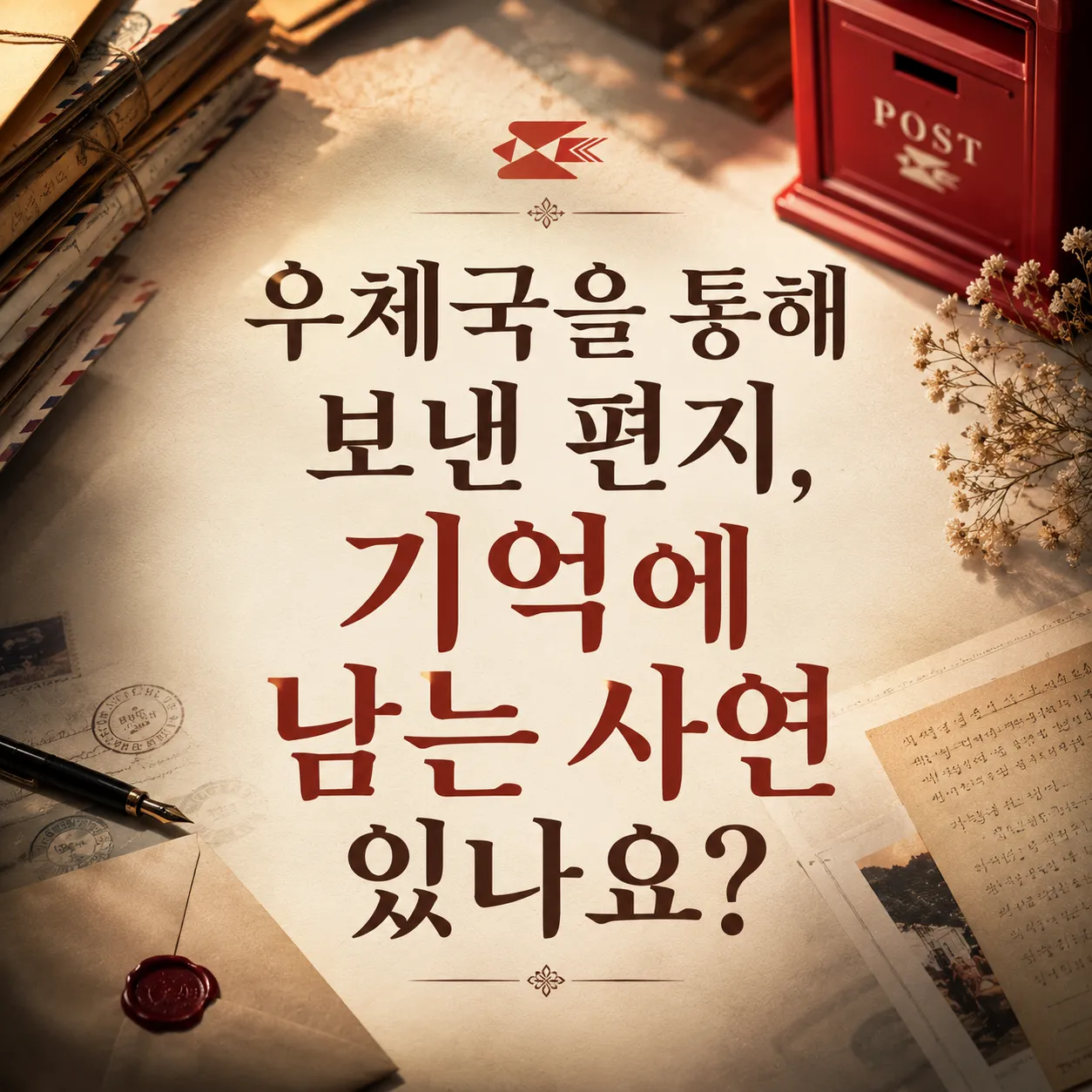 세상의 마지막 우체국 편지 사연이 떠오르게 한 이야기